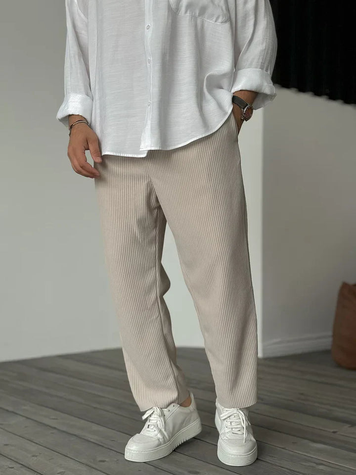 Elliot | Relaxed Ribbed Trousers