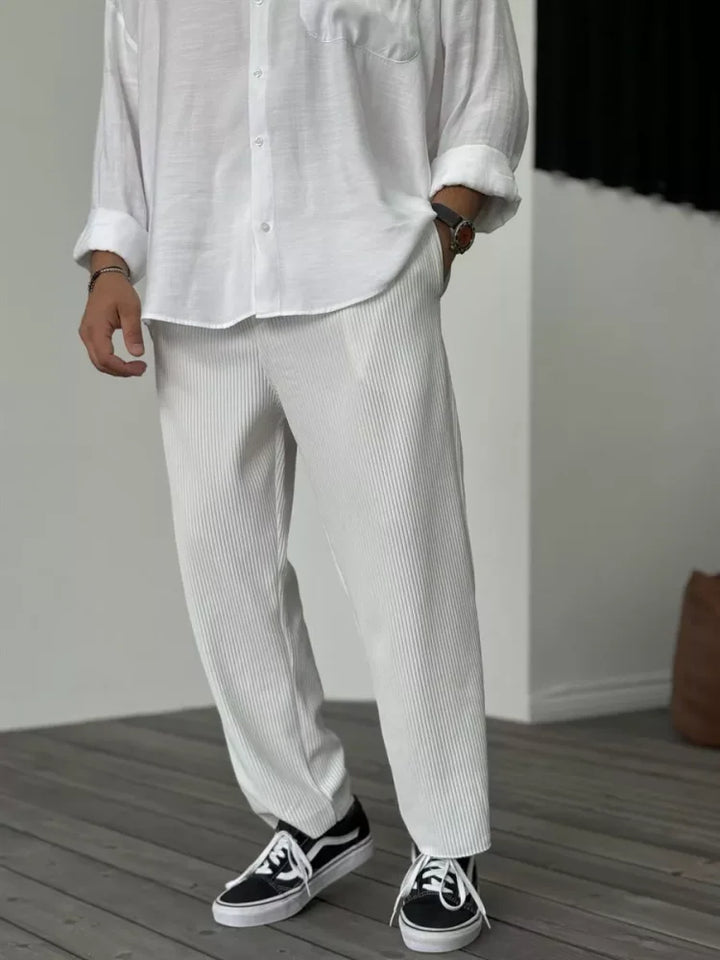 Elliot | Relaxed Ribbed Trousers