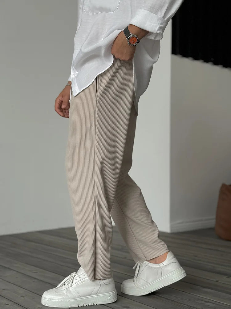 Elliot | Relaxed Ribbed Trousers
