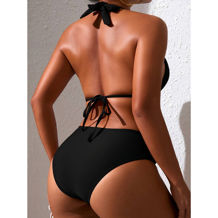Camila | Knotted Halter Bikini Set