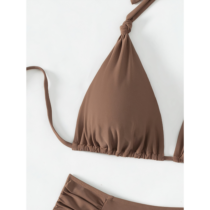 Camila | Knotted Halter Bikini Set