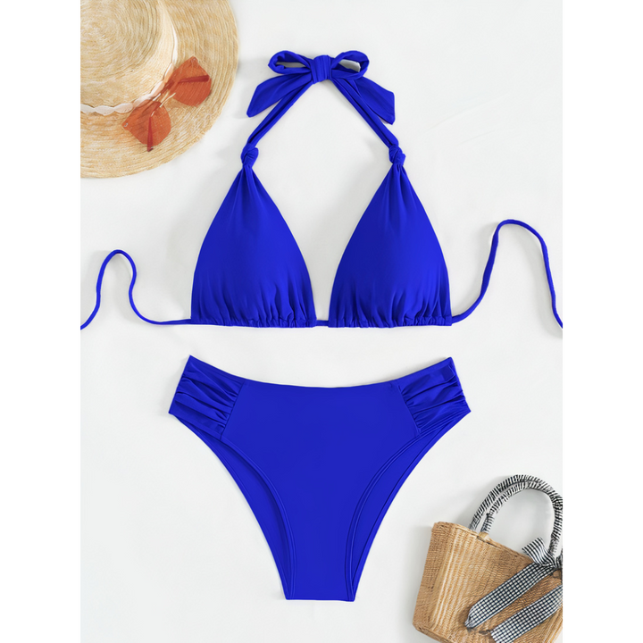 Camila | Knotted Halter Bikini Set