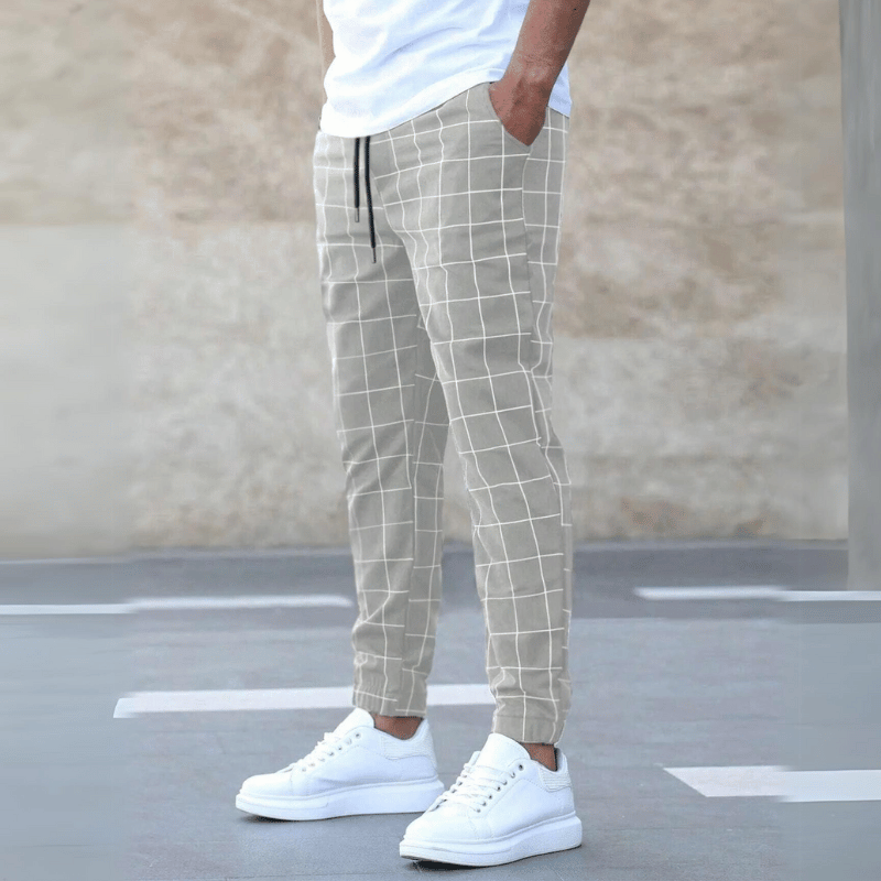 Miles | Checkered Jogger Trousers