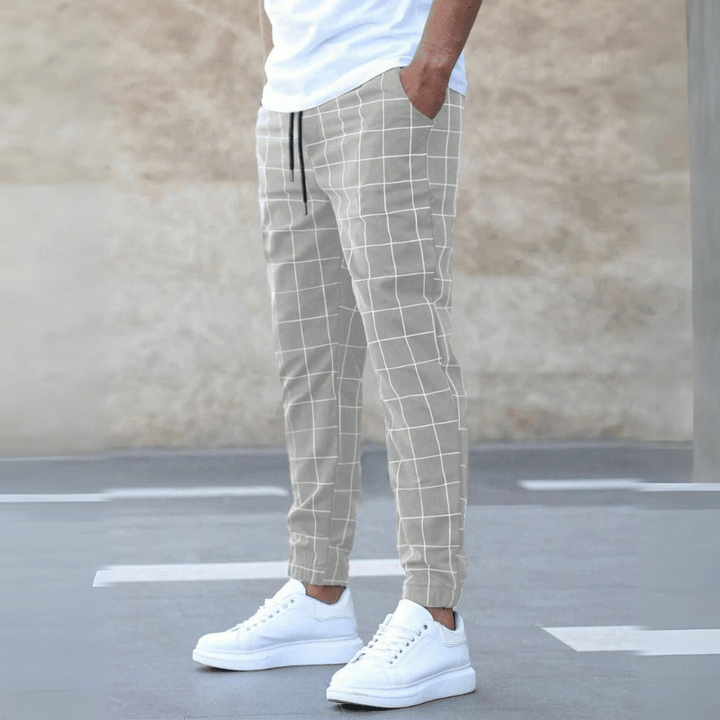 Miles | Checkered Jogger Trousers